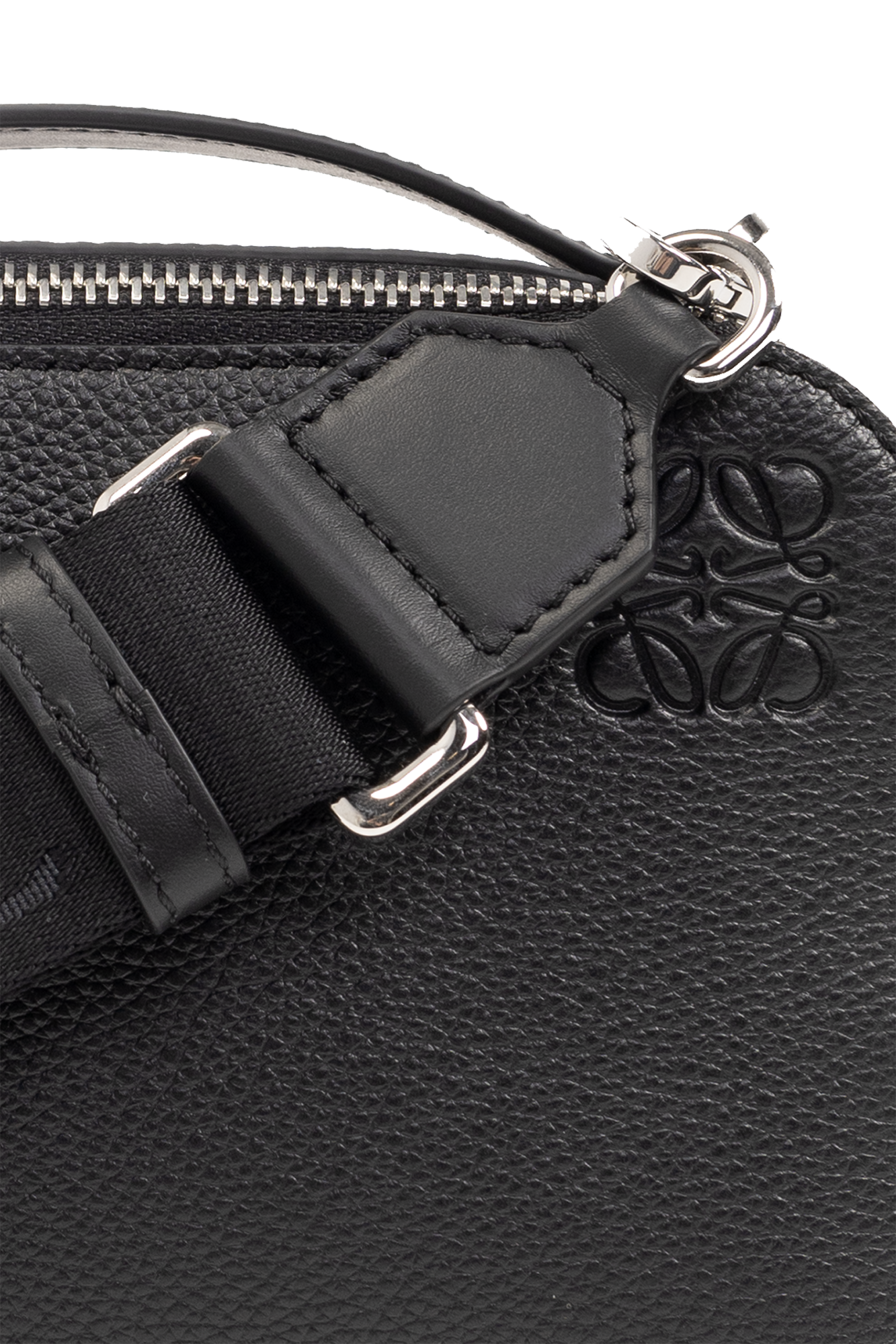 センダレザーハンドバッグ ブラック ヴィンテージ|ロエベ LOEWE